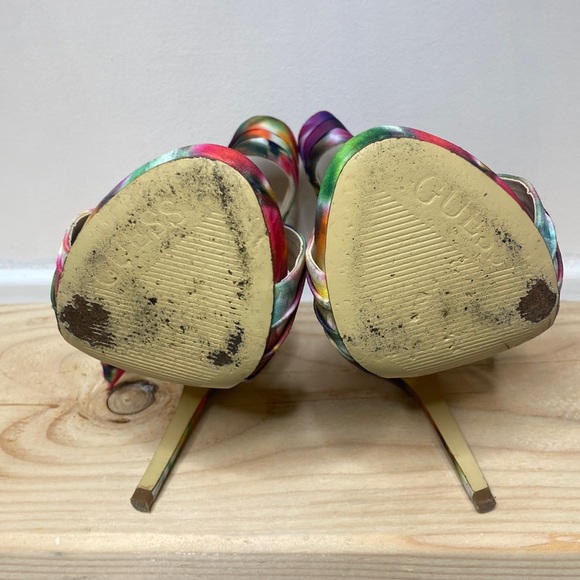 GUESS | 🌈 Watercolor Guess Stiletto | Open Toe - Picture 6 of 6